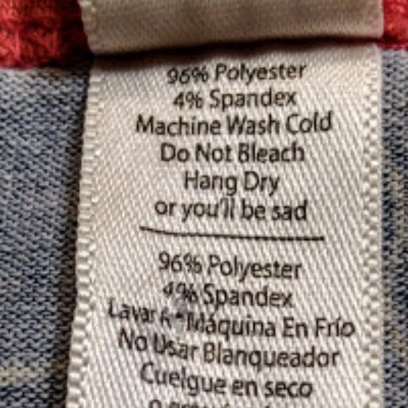 Lu la Roe Blue floral print short sleeve Top Size: M - Picture 10 of 11